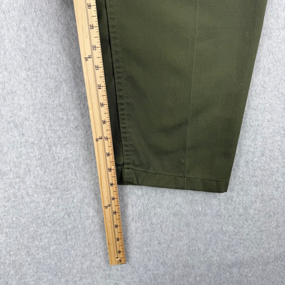 Vintage US Military Pants Fits Mens 36x30 Green OG 507 Ideal Zip Utility 80s - Picture 13 of 15